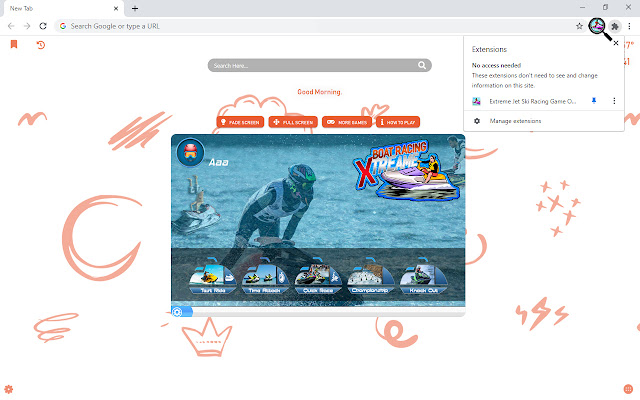 Extreme Jet Ski Racing Game Online New Tab chrome谷歌浏览器插件_扩展第5张截图
