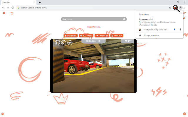 Hitcity Car Parking Game New Tab chrome谷歌浏览器插件_扩展第5张截图