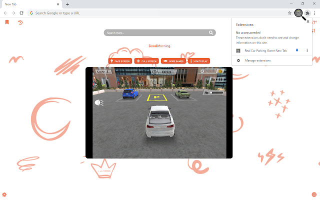 Real Car Parking Game New Tab chrome谷歌浏览器插件_扩展第1张截图