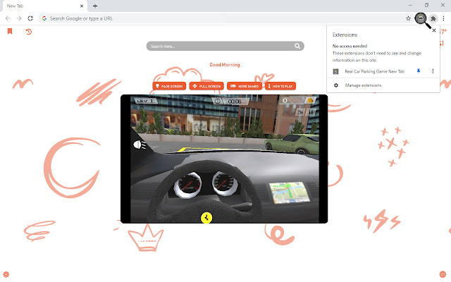 Real Car Parking Game New Tab chrome谷歌浏览器插件_扩展第2张截图