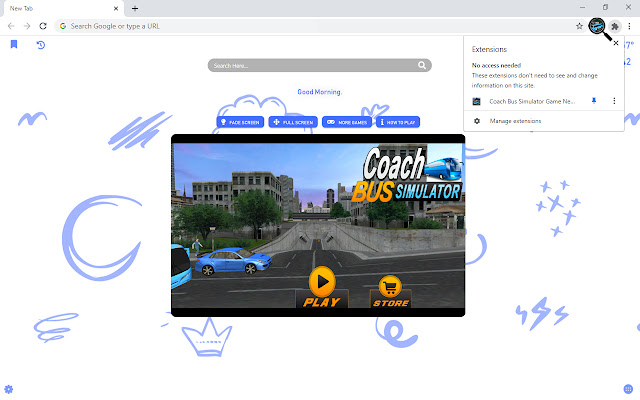 Coach Bus Simulator Game New Tab chrome谷歌浏览器插件_扩展第4张截图