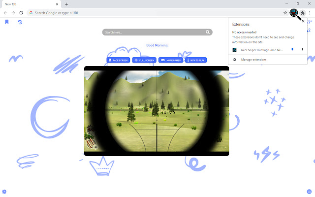 Deer Sniper Hunting Game New Tab chrome谷歌浏览器插件_扩展第5张截图