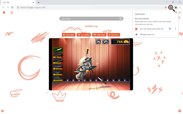 Kick The Buddy Game New Tab chrome谷歌浏览器插件_扩展第4张截图