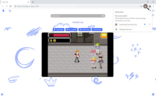 Street Fight Game New Tab chrome谷歌浏览器插件_扩展第3张截图