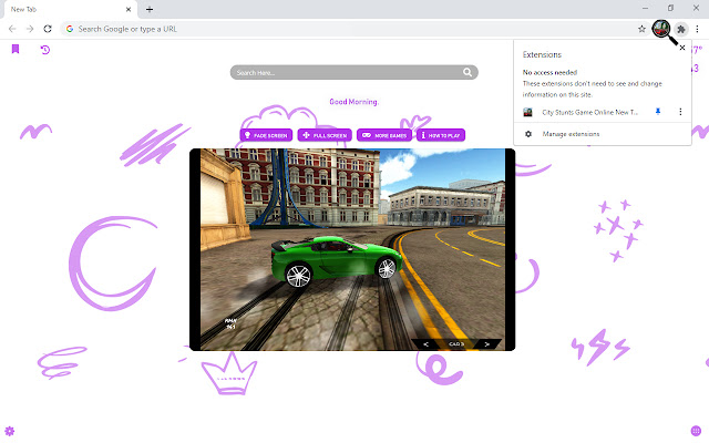 City Stunts Game Online New Tab chrome谷歌浏览器插件_扩展第2张截图