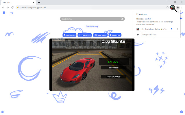 City Stunts Game Online New Tab chrome谷歌浏览器插件_扩展第3张截图