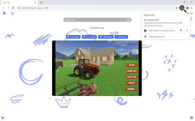 Real Tractor Farming Game Online New Tab chrome谷歌浏览器插件_扩展第2张截图