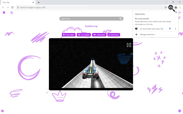 Car Stunt Rider Game New Tab chrome谷歌浏览器插件_扩展第2张截图