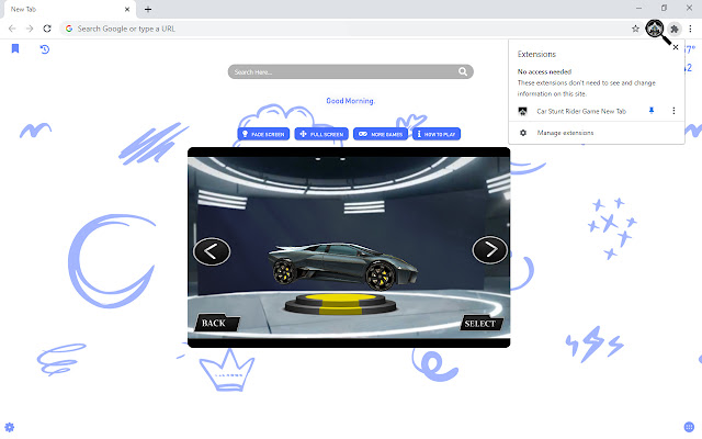 Car Stunt Rider Game New Tab chrome谷歌浏览器插件_扩展第3张截图