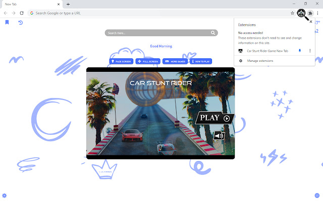 Car Stunt Rider Game New Tab chrome谷歌浏览器插件_扩展第4张截图