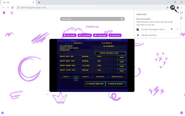 Pixel Gun Apocalypse 3 Game New Tab chrome谷歌浏览器插件_扩展第3张截图