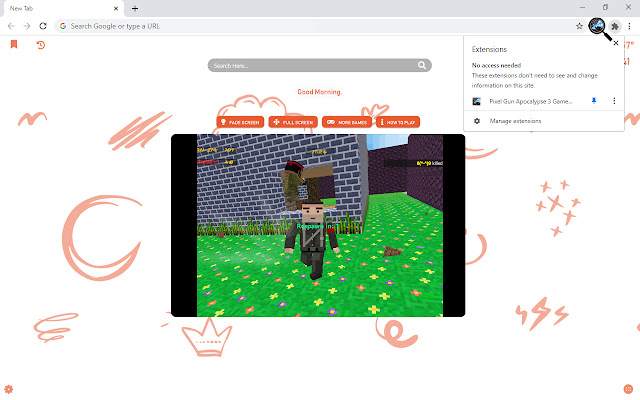 Pixel Gun Apocalypse 3 Game New Tab chrome谷歌浏览器插件_扩展第5张截图