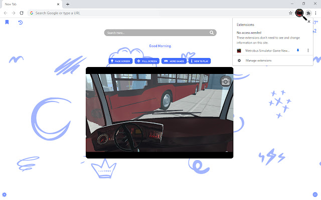 Metrobus Simulator Game New Tab chrome谷歌浏览器插件_扩展第3张截图