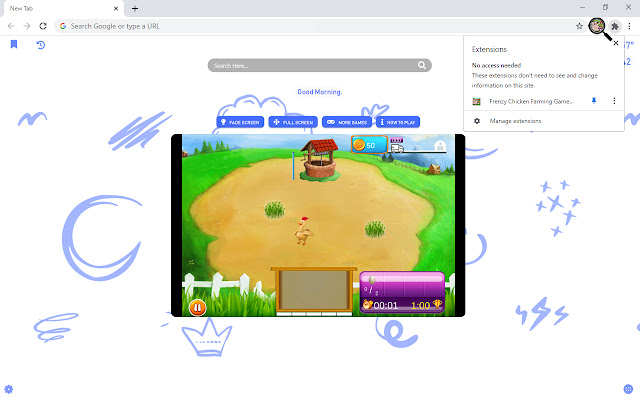 Frenzy Chicken Farming Game New Tab chrome谷歌浏览器插件_扩展第3张截图