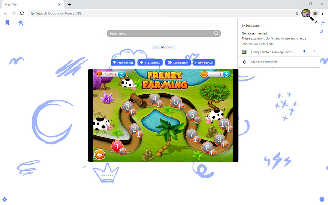 Frenzy Chicken Farming Game New Tab chrome谷歌浏览器插件_扩展第4张截图