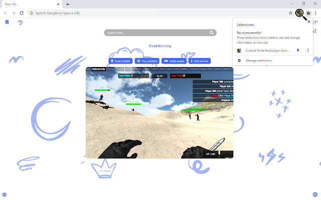 Combat Strike Multiplayer Game New Tab chrome谷歌浏览器插件_扩展第1张截图