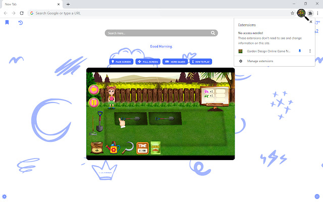 Garden Design Online Game New Tab chrome谷歌浏览器插件_扩展第5张截图