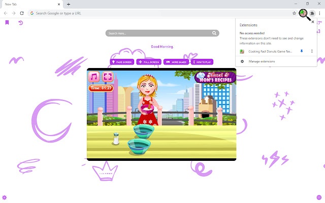 Cooking Fast Donuts Game New Tab chrome谷歌浏览器插件_扩展第5张截图