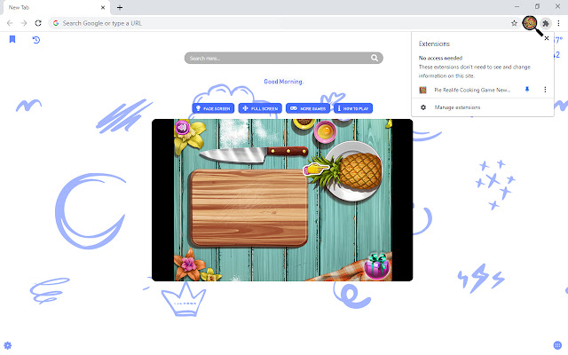 Pie Realife Cooking Game New Tab chrome谷歌浏览器插件_扩展第2张截图
