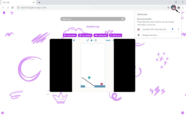 Love Balls 2021 Game New Tab chrome谷歌浏览器插件_扩展第4张截图