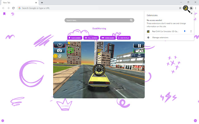 Real Drift Car Simulator 3D Game New Tab chrome谷歌浏览器插件_扩展第4张截图