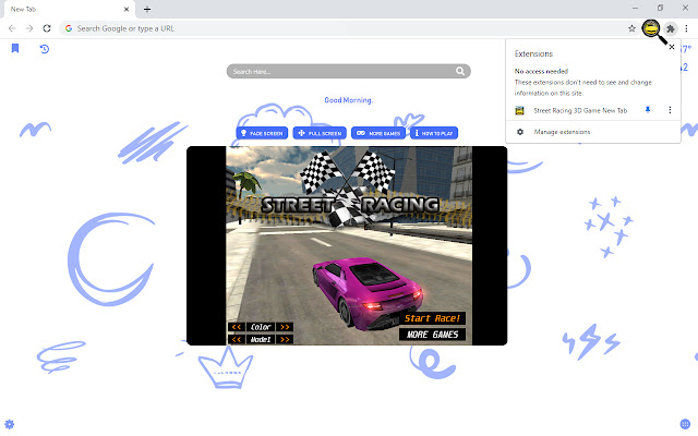 Street Racing 3D Game New Tab chrome谷歌浏览器插件_扩展第1张截图