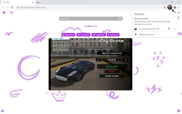 City Stunts Game New Tab chrome谷歌浏览器插件_扩展第4张截图