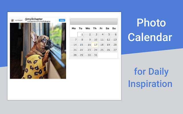Photo Calendar 2020 chrome谷歌浏览器插件_扩展第2张截图