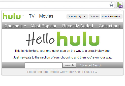 HelloHulu chrome谷歌浏览器插件_扩展第1张截图