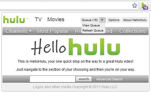 HelloHulu chrome谷歌浏览器插件_扩展第2张截图