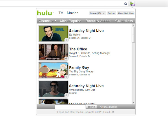 HelloHulu chrome谷歌浏览器插件_扩展第3张截图
