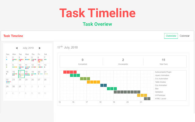 Task Timeline chrome谷歌浏览器插件_扩展第2张截图