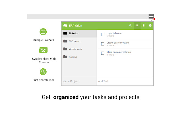 Simple Project Tasks chrome谷歌浏览器插件_扩展第1张截图