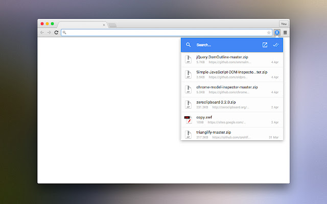 Material Design Download Manager chrome谷歌浏览器插件_扩展第1张截图