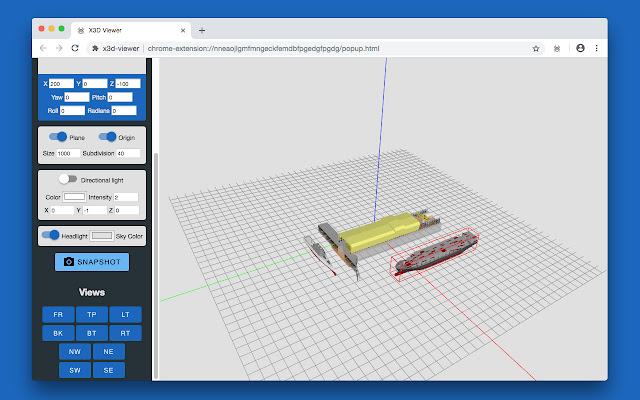 x3d-viewer chrome谷歌浏览器插件_扩展第2张截图