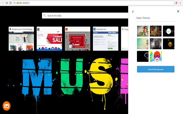 Music Search and HD Wallpapers - New Tab chrome谷歌浏览器插件_扩展第3张截图
