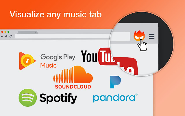 Music Storm - visualize any music tab chrome谷歌浏览器插件_扩展第2张截图