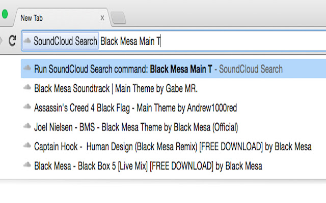 SoundCloud Search chrome谷歌浏览器插件_扩展第1张截图