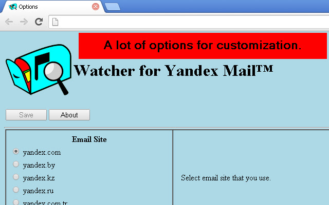 Watcher for Yandex Mail™ chrome谷歌浏览器插件_扩展第2张截图