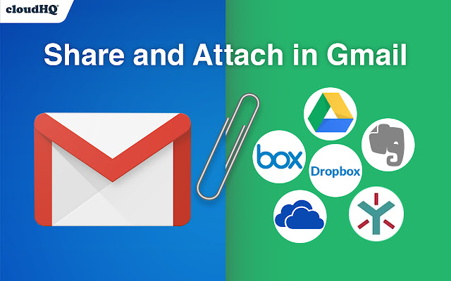 Share and attach files in Gmail™ by cloudHQ chrome谷歌浏览器插件_扩展第1张截图