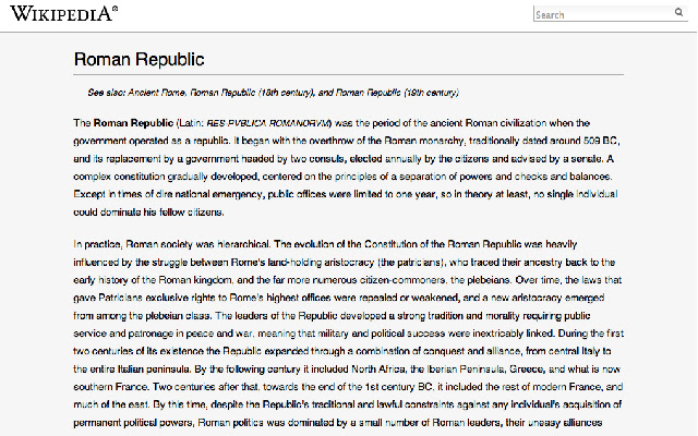 Readable Wikipedia chrome谷歌浏览器插件_扩展第3张截图