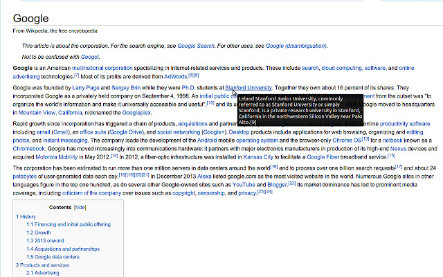 Wikipedia Hover chrome谷歌浏览器插件_扩展第1张截图