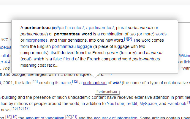 Hoverpedia chrome谷歌浏览器插件_扩展第1张截图