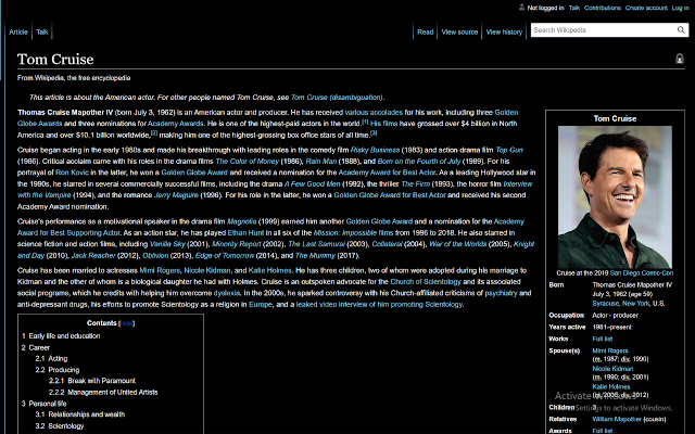 Wikipedia: Dark Mode chrome谷歌浏览器插件_扩展第2张截图