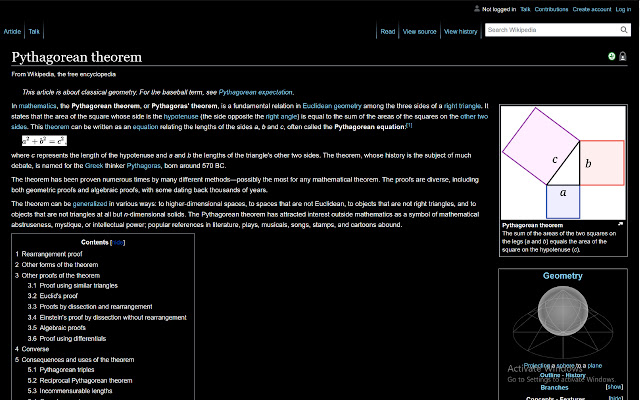 Wikipedia: Dark Mode chrome谷歌浏览器插件_扩展第4张截图
