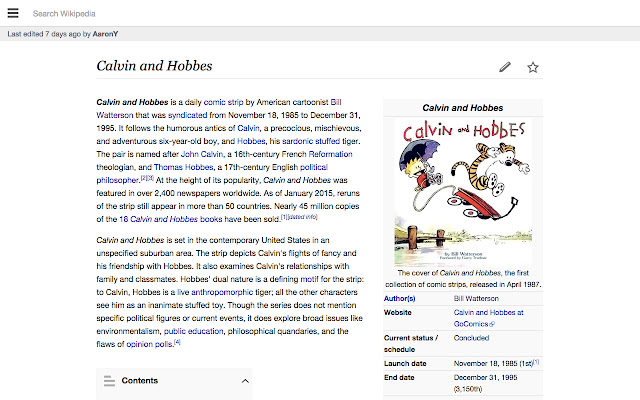 Wikipedia Mobile View Redirect chrome谷歌浏览器插件_扩展第1张截图