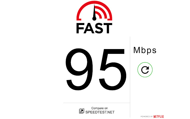 Fast.com - New Tab Page with easy speed test chrome谷歌浏览器插件_扩展第1张截图