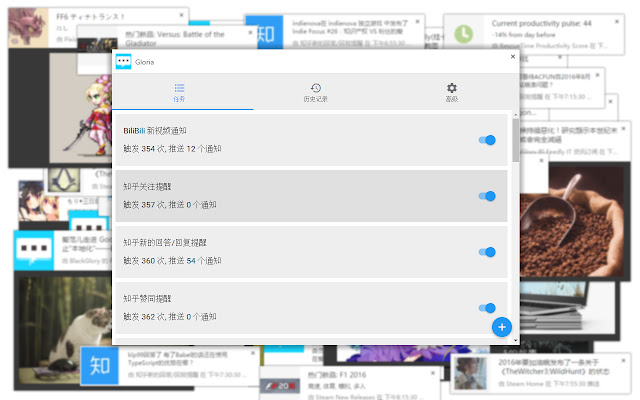 Gloria chrome谷歌浏览器插件_扩展第1张截图