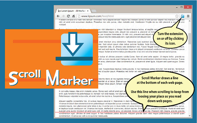 Scroll Marker chrome谷歌浏览器插件_扩展第1张截图