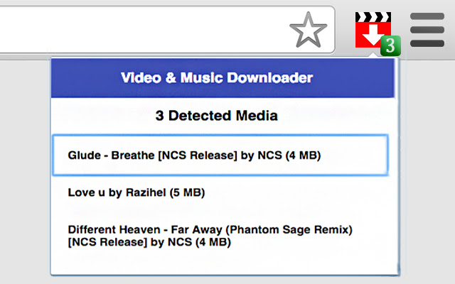 Video & Music Downloader chrome谷歌浏览器插件_扩展第4张截图